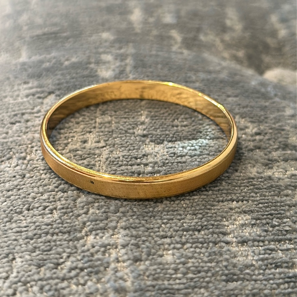 Monet Gold-tone Bangle Bracelet